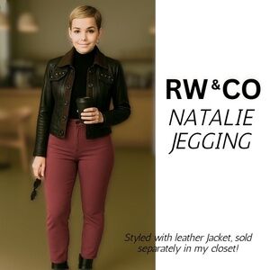 🍷 Muted Merlot RW&CO. Natalie Jeggings – Size P/S Bundle & Save Join & get $15